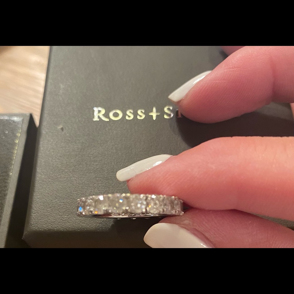 3ct Diamond Anniversary Band; White Gold